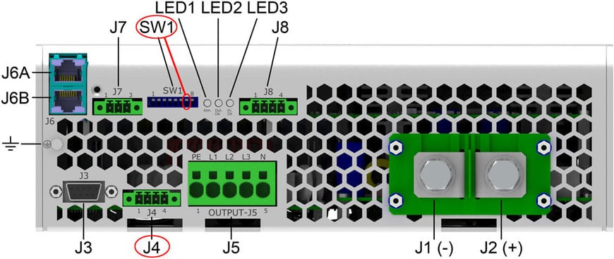 Different frequency voltages with a DC/AC Inverter in Railway